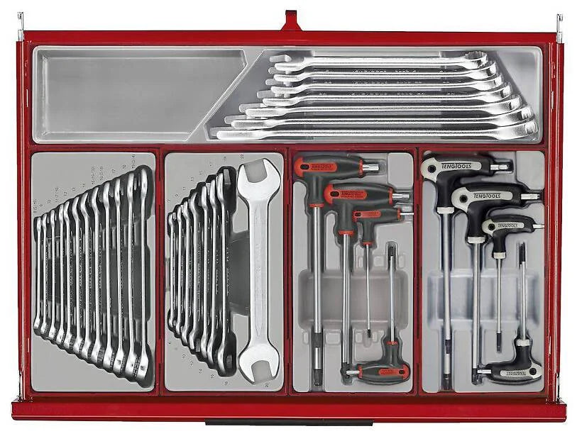 26" PRO35™ verktøysett 628 deler rød TKW26R628T