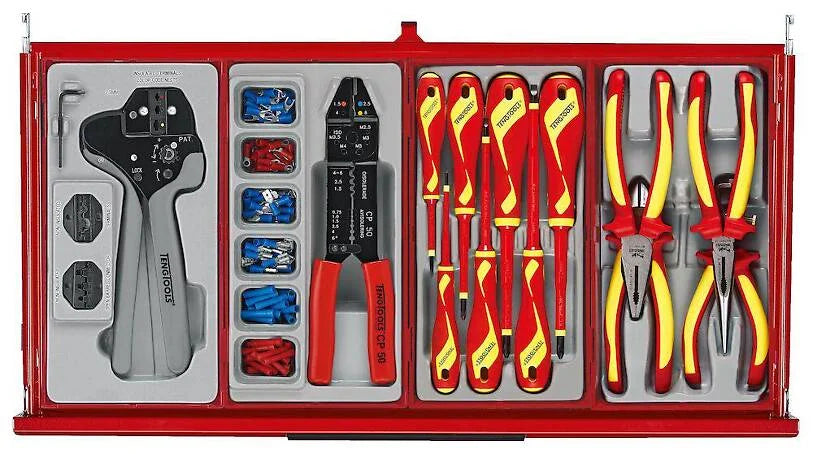 26" PRO35™ stablet verktøysett 1034 deler rød TKS26R1034T