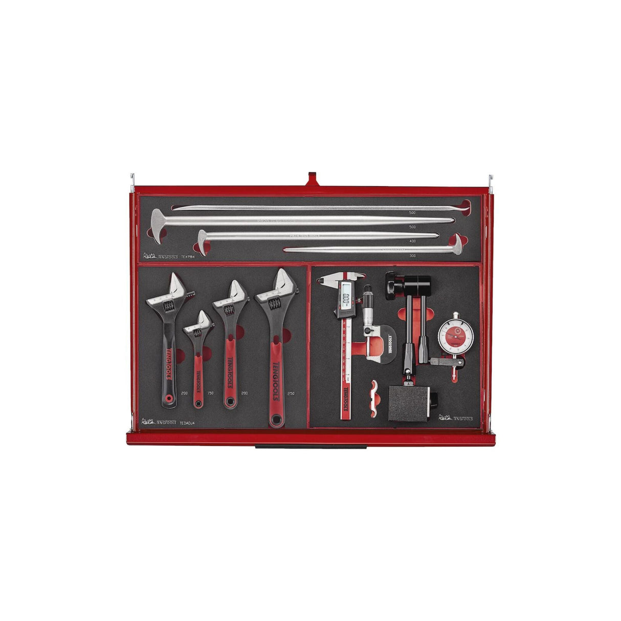 53" PRO35™ Monster stablet verktøysett FOAM 1133 deler rød TKS53R1133F