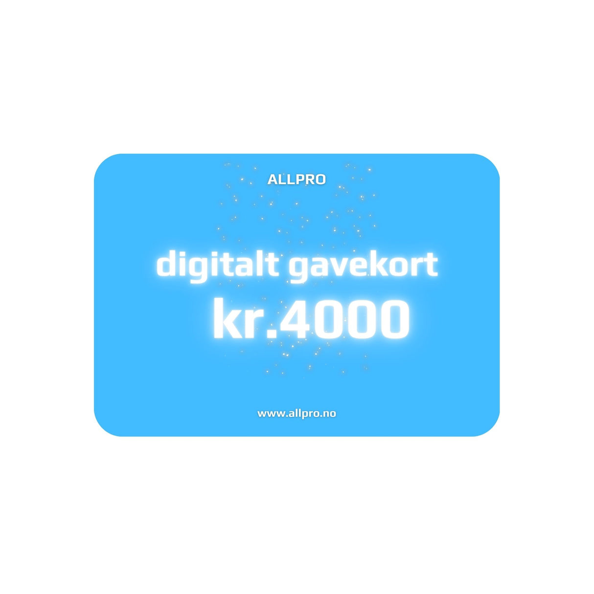 Allpro digitalt gavekort