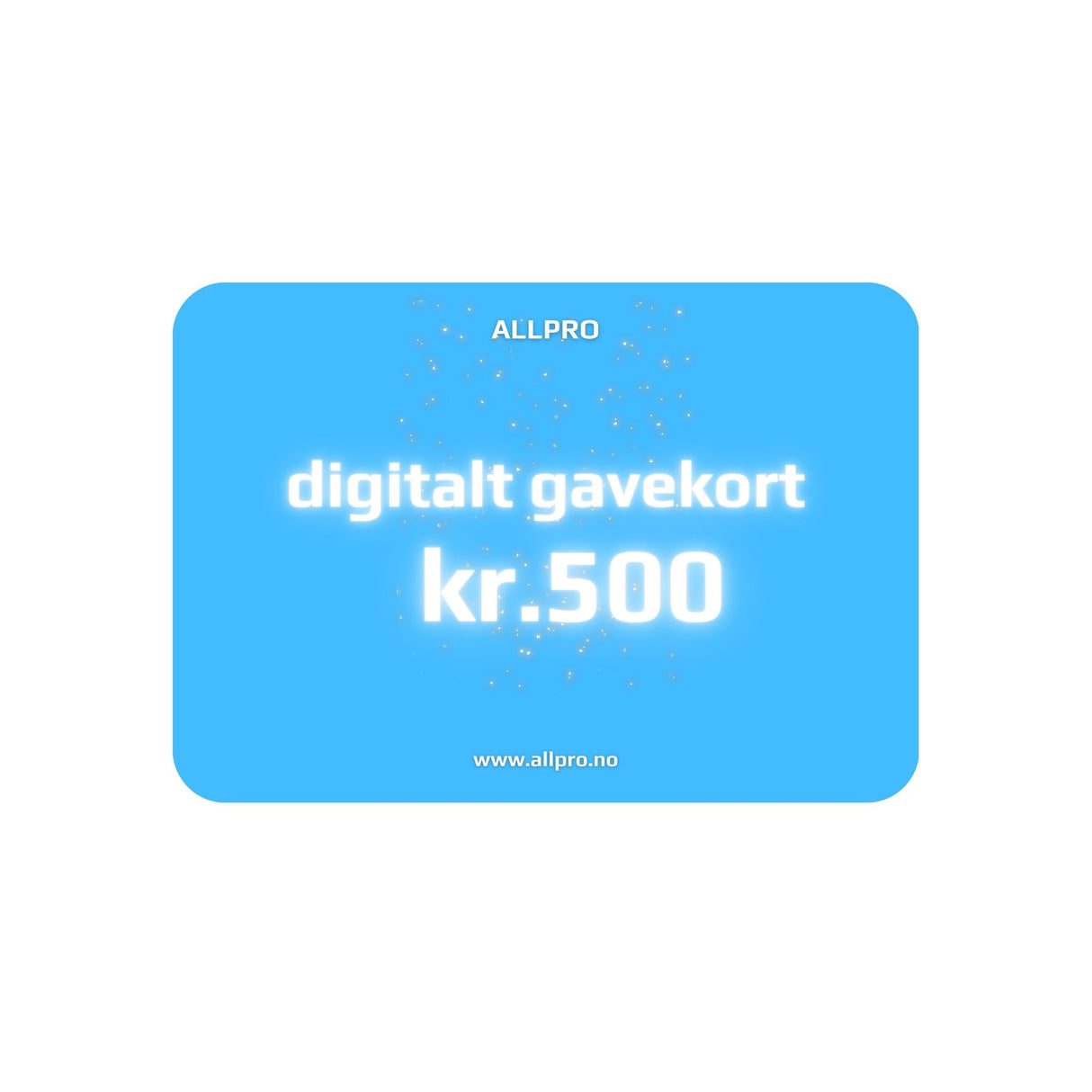 Allpro digitalt gavekort