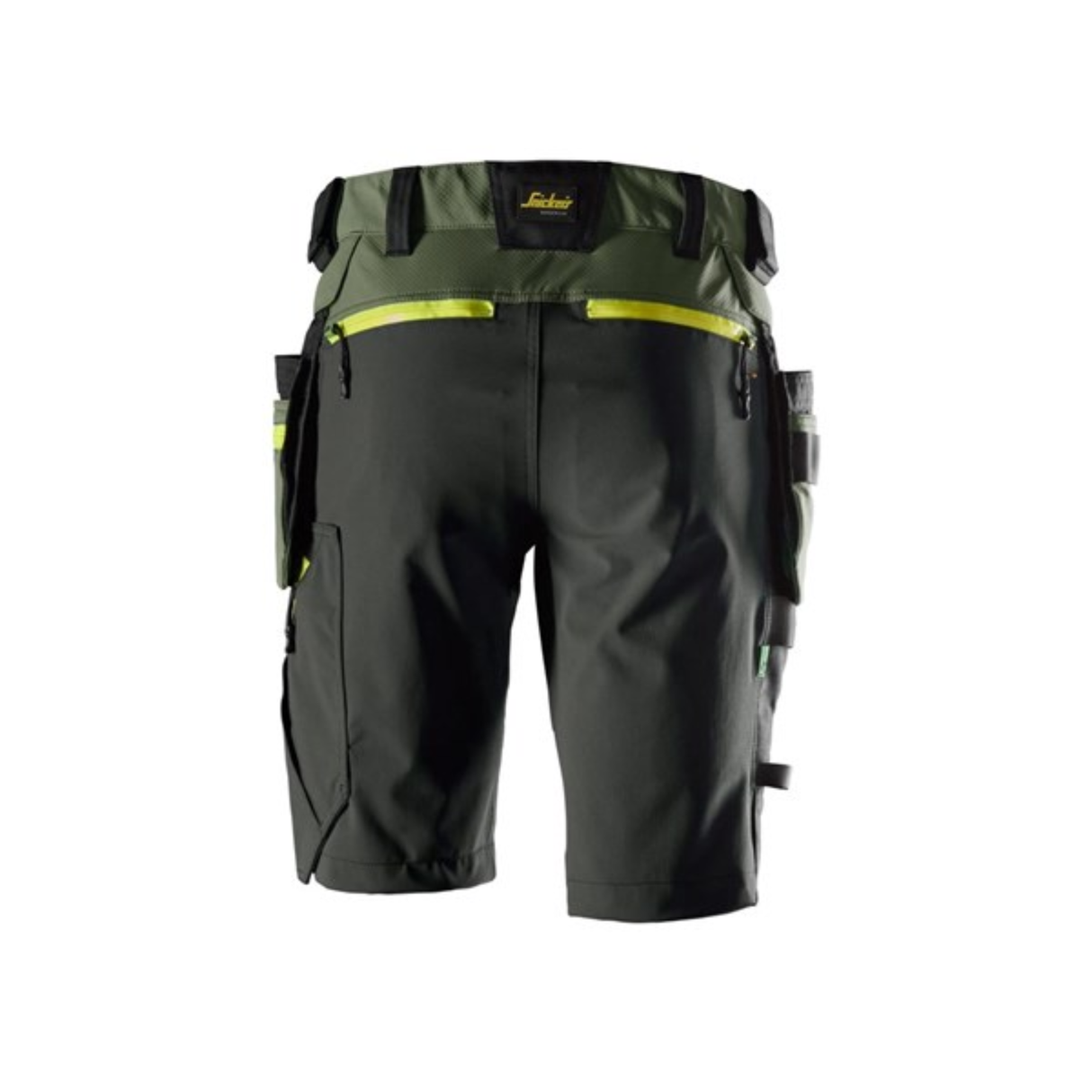 Softshellshorts 6140-3158 stretch FlexiWork, med avtakbare hylsterlommer