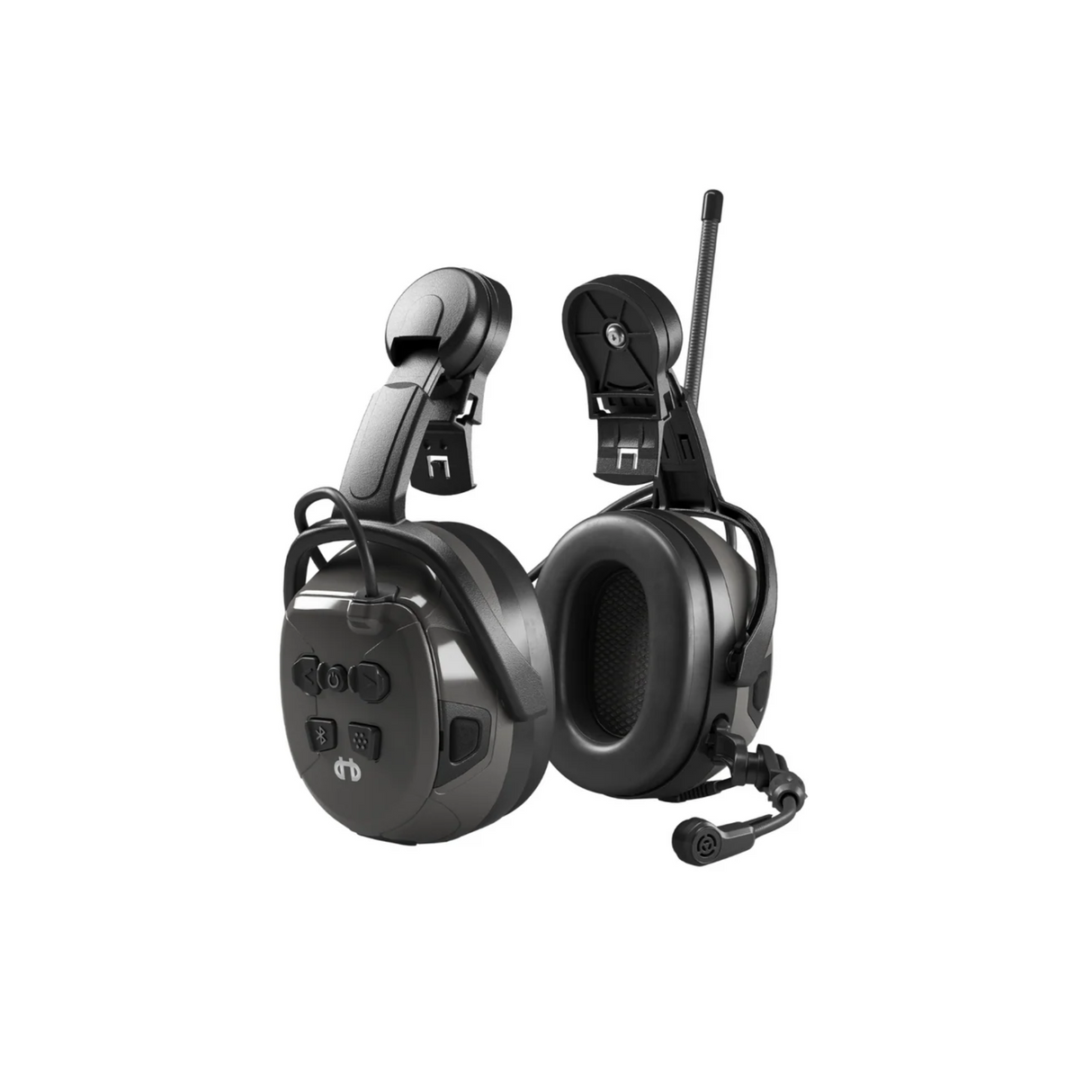 Hørselsvern DAB+ Bluetooth® Multi-Point FM-radio Synergy DR hjelmfeste