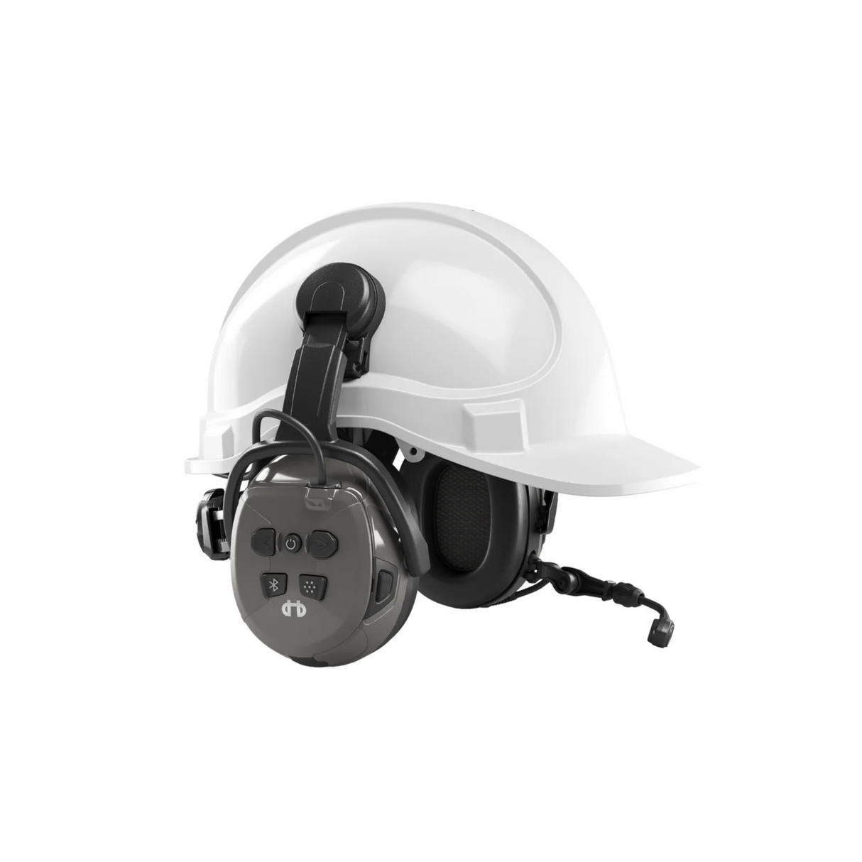 Hørselsvern DAB+ Bluetooth® Multi-Point FM-radio Synergy DR hjelmfeste