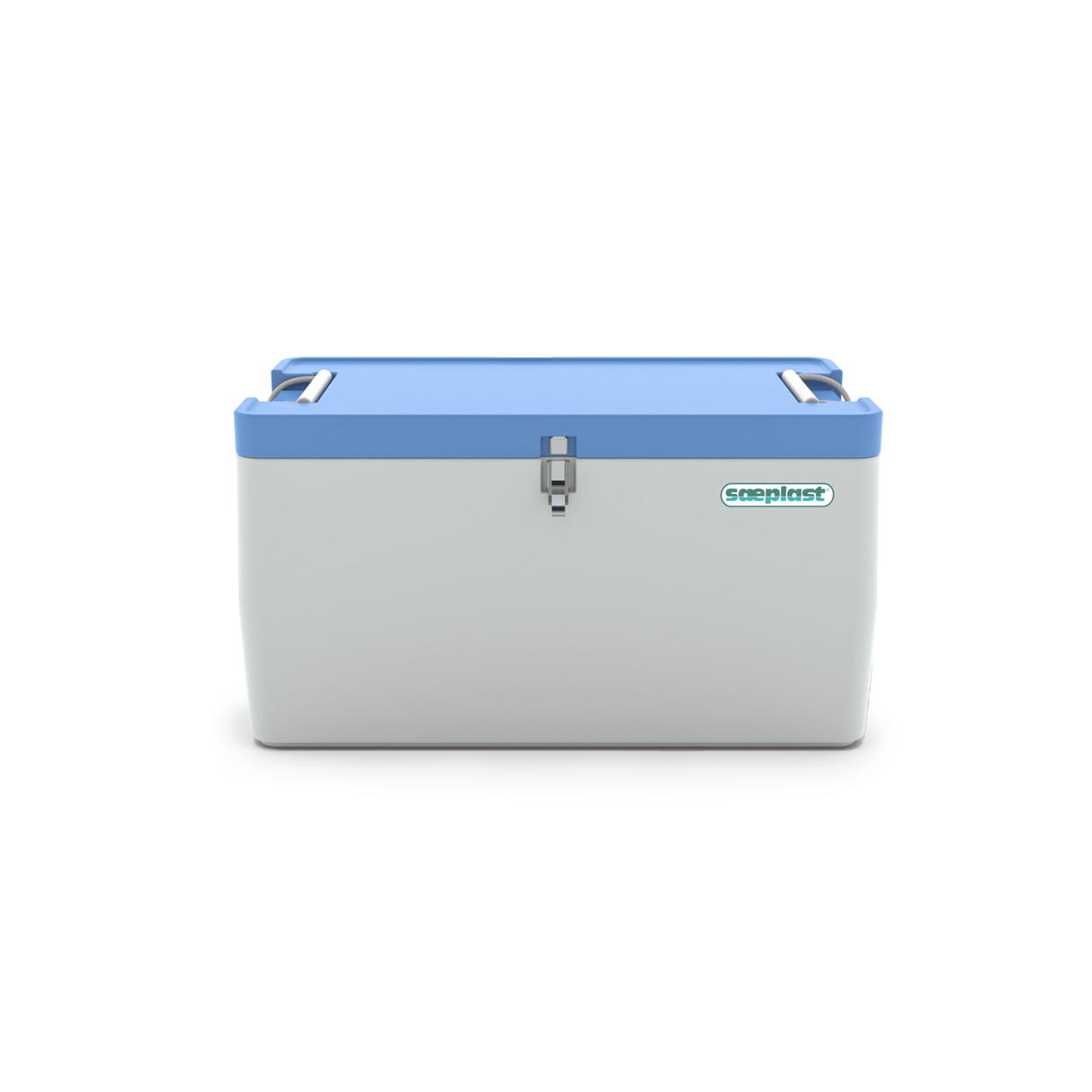 Sæplast 65L PUR kar, m/lokk låseklemme og håndtak