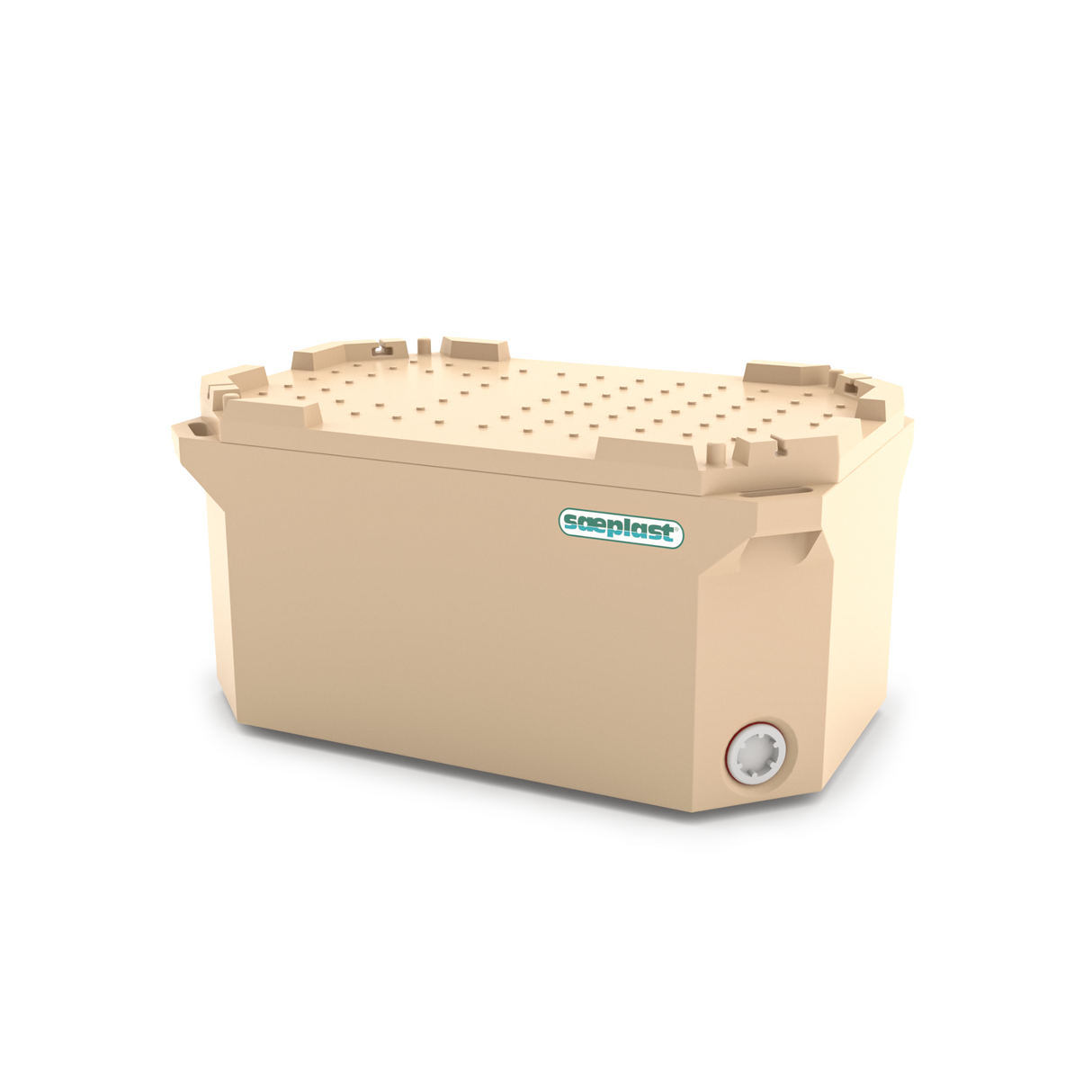 Sæplast 70L PUR kar med lokk