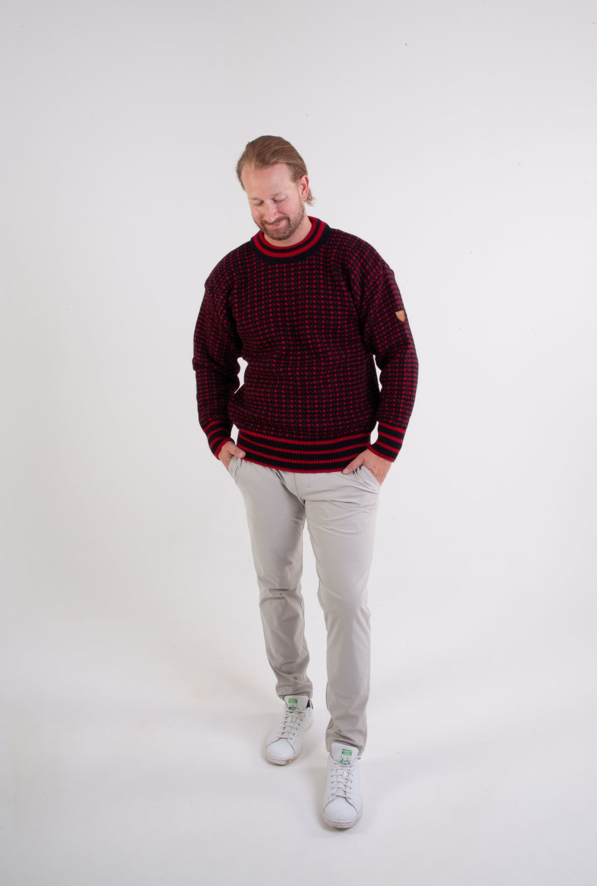 Ullgenser Islender Bråtens 100% ull, Rød