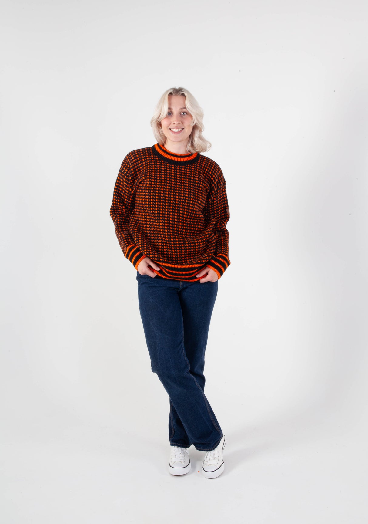 Ullgenser Islender Bråtens 100% ull, Oransje