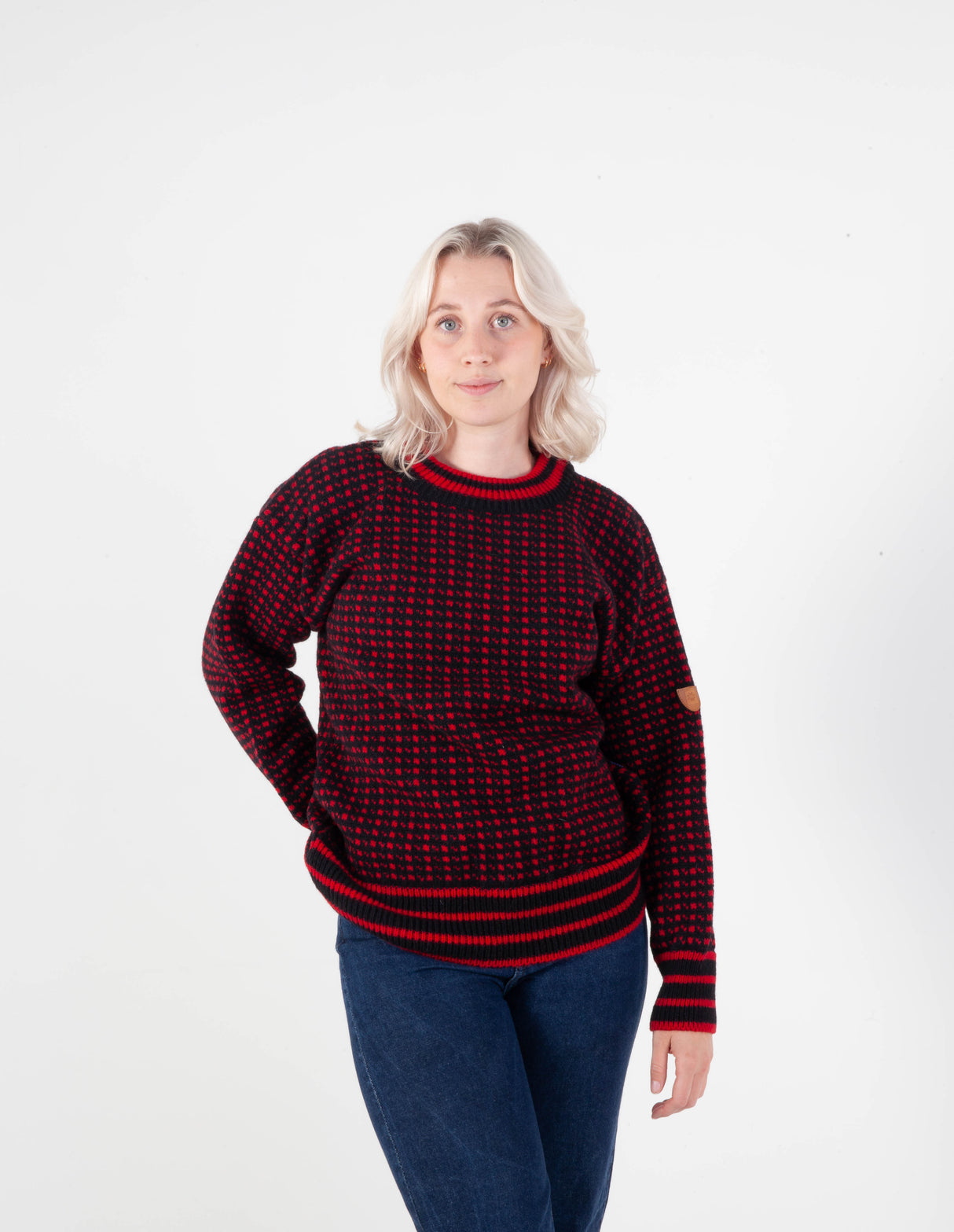 Ullgenser Islender Bråtens 100% ull, Rød