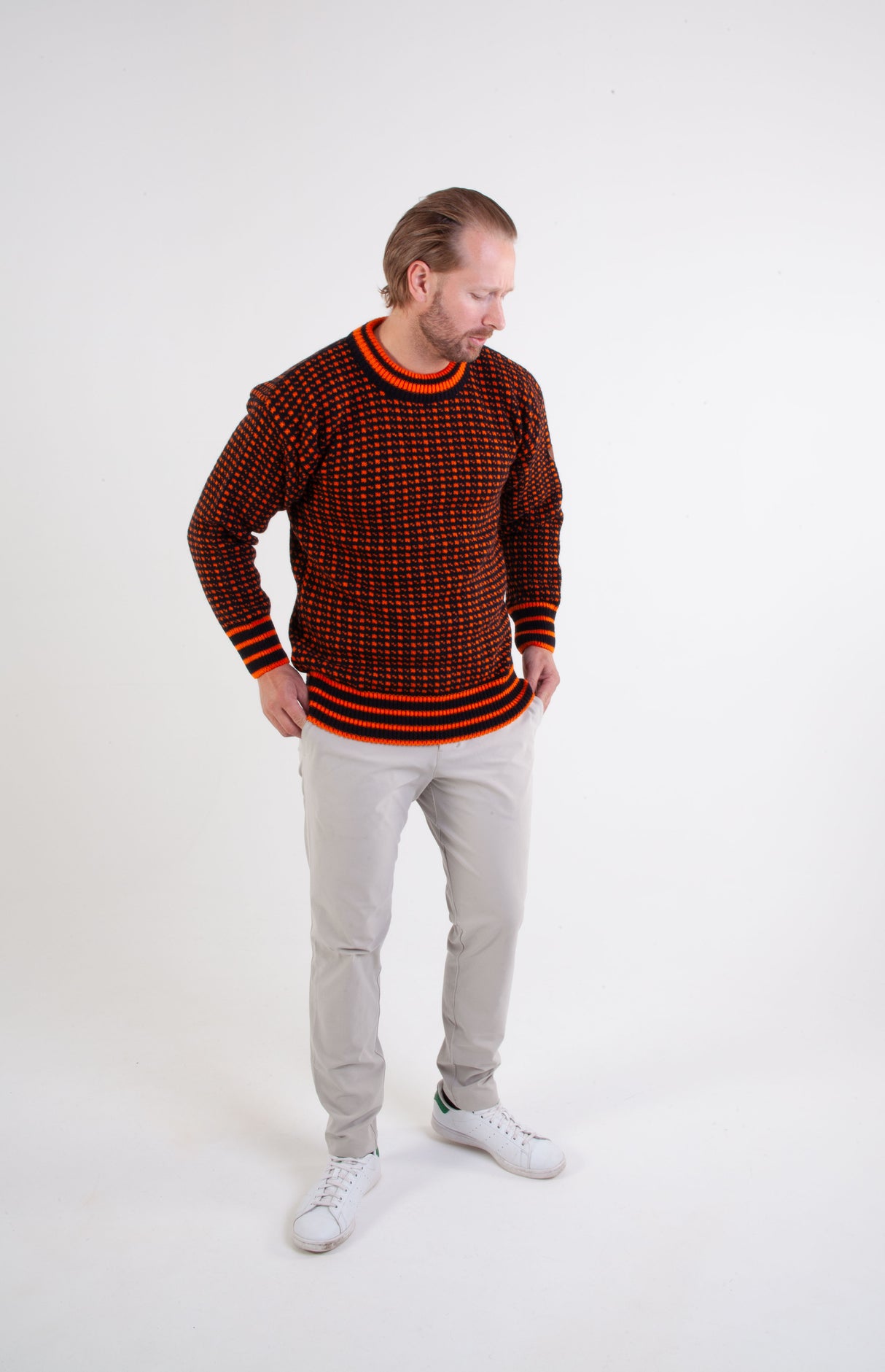 Ullgenser Islender Bråtens 100% ull, Oransje