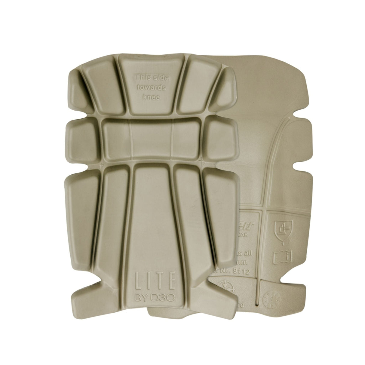 Kneputer som gir avansert knebeskyttelse under arbeid som innebærer at man står mye på knærne. D3O® LITE-materialet er utformet med tanke på redusert belastning under daglig bruk og beskytter mot støt, samtidig som det er ventilerende og lett materiale.