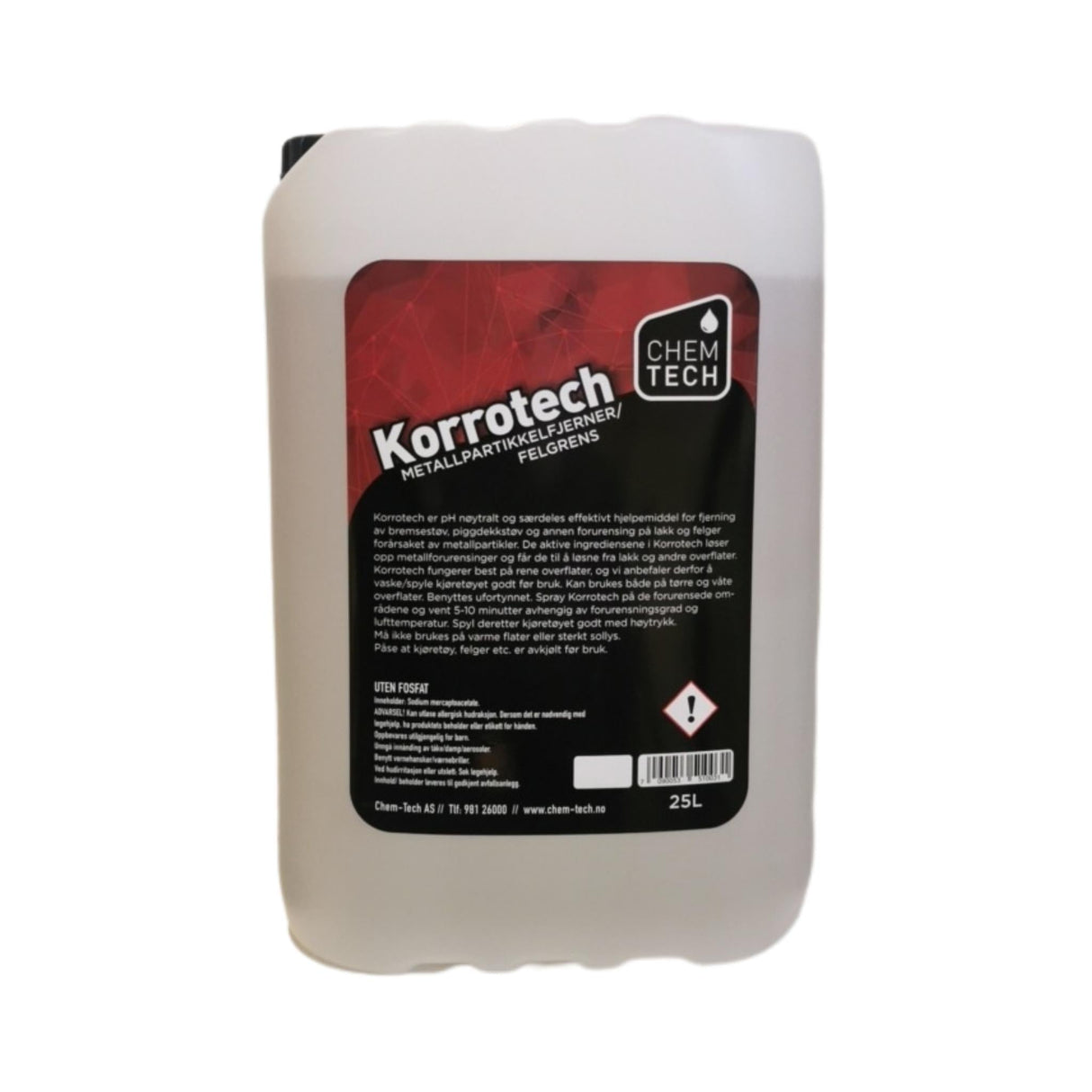 KORROTECH FELGRENS OG METALLPARTIKKELFJERNER 25 LTR
