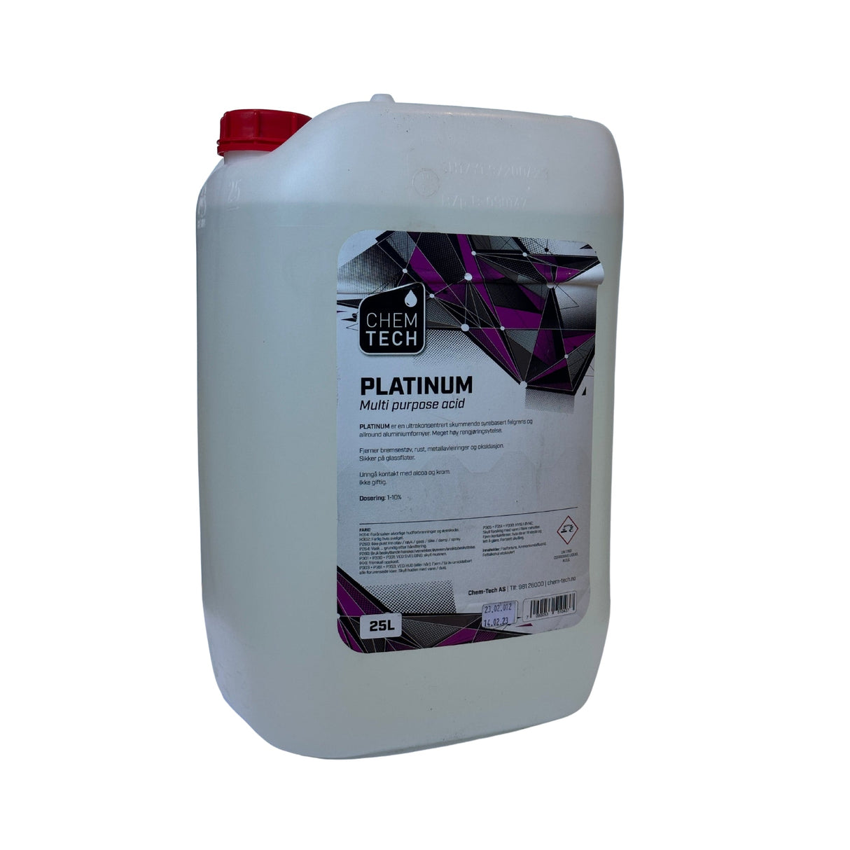 Platinum ultrakonsentrert felgrens 25 liter