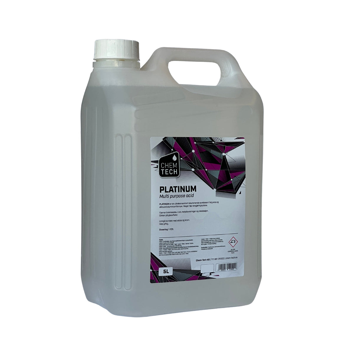 Platinum ultrakonsentrert felgrens 5 liter