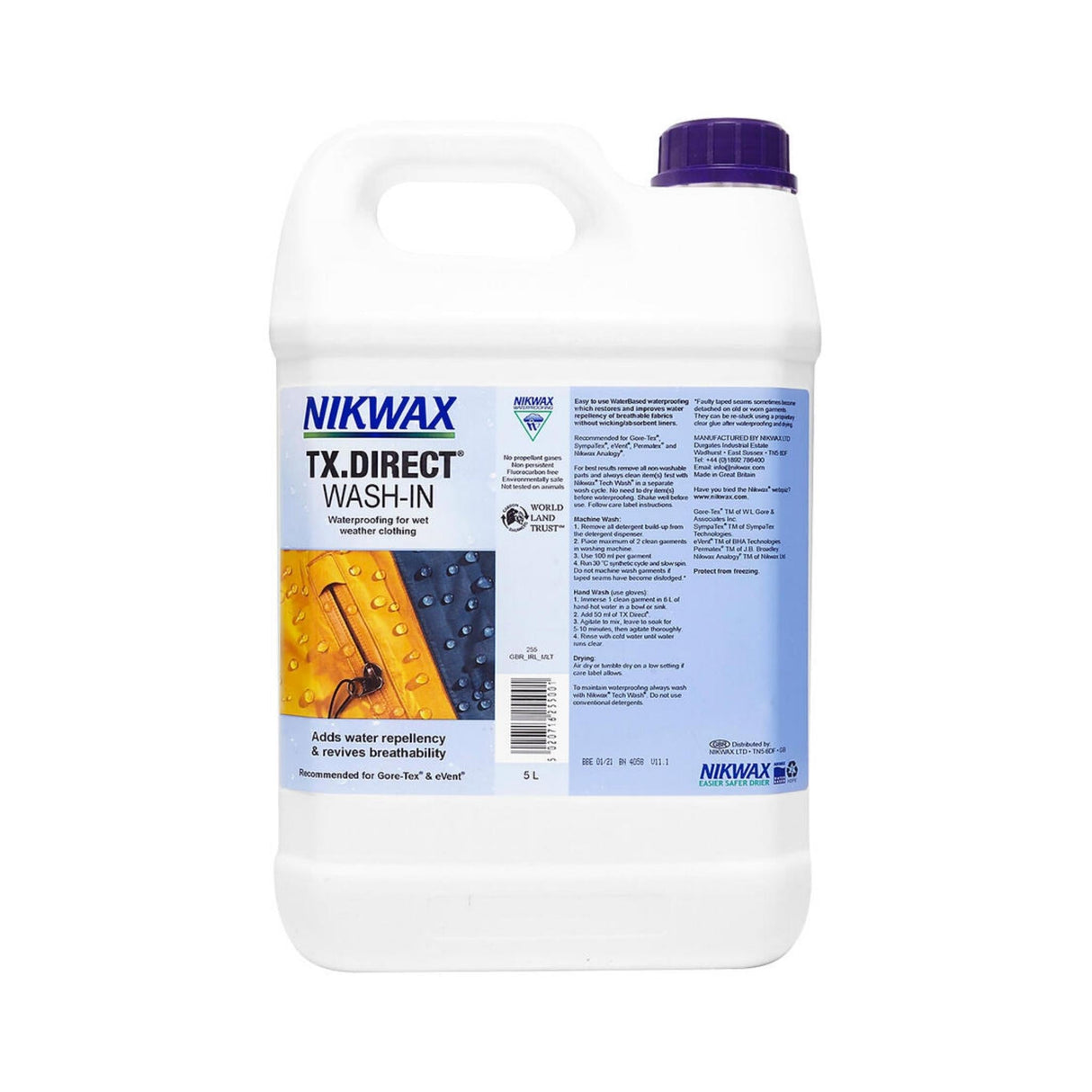 TX. DIRECT WASH-IN IMPREGNERING