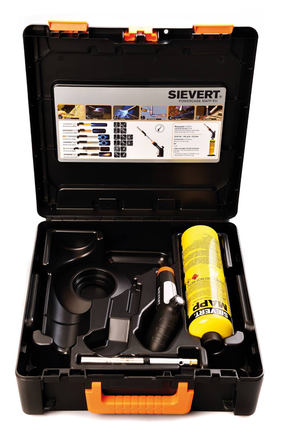BRENNERSETT POWERCASE SIEVERT 253583 POWERJET MAPP-GAS US