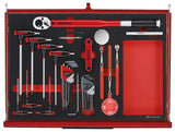 26" PRO35™ FOAM verktøysett 335 deler rød TKW26R335F