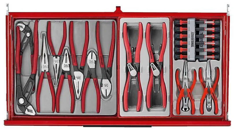 26" PRO35™ stablet verktøysett 1034 deler rød TKS26R1034T