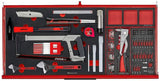 37" PRO35™ FOAM verktøysett 637 deler rød TKW37R637F