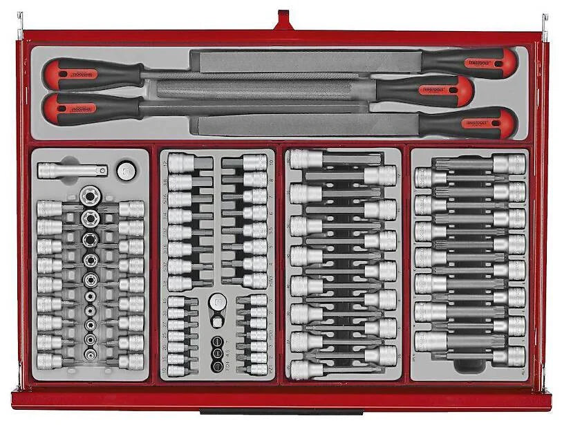 53" PRO35™ verktøysett 615 deler rød TKW53R615T