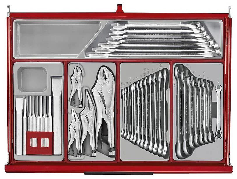 53" PRO35™ verktøysett 615 deler rød TKW53R615T