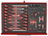 26" PRO35™ stablet verktøysett FOAM 702 deler rød TKS26R702F