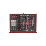 26" PRO35™ FOAM verktøysett 278 deler rød TKW26R278F