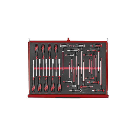 26" PRO35™ FOAM verktøysett 278 deler rød TKW26R278F