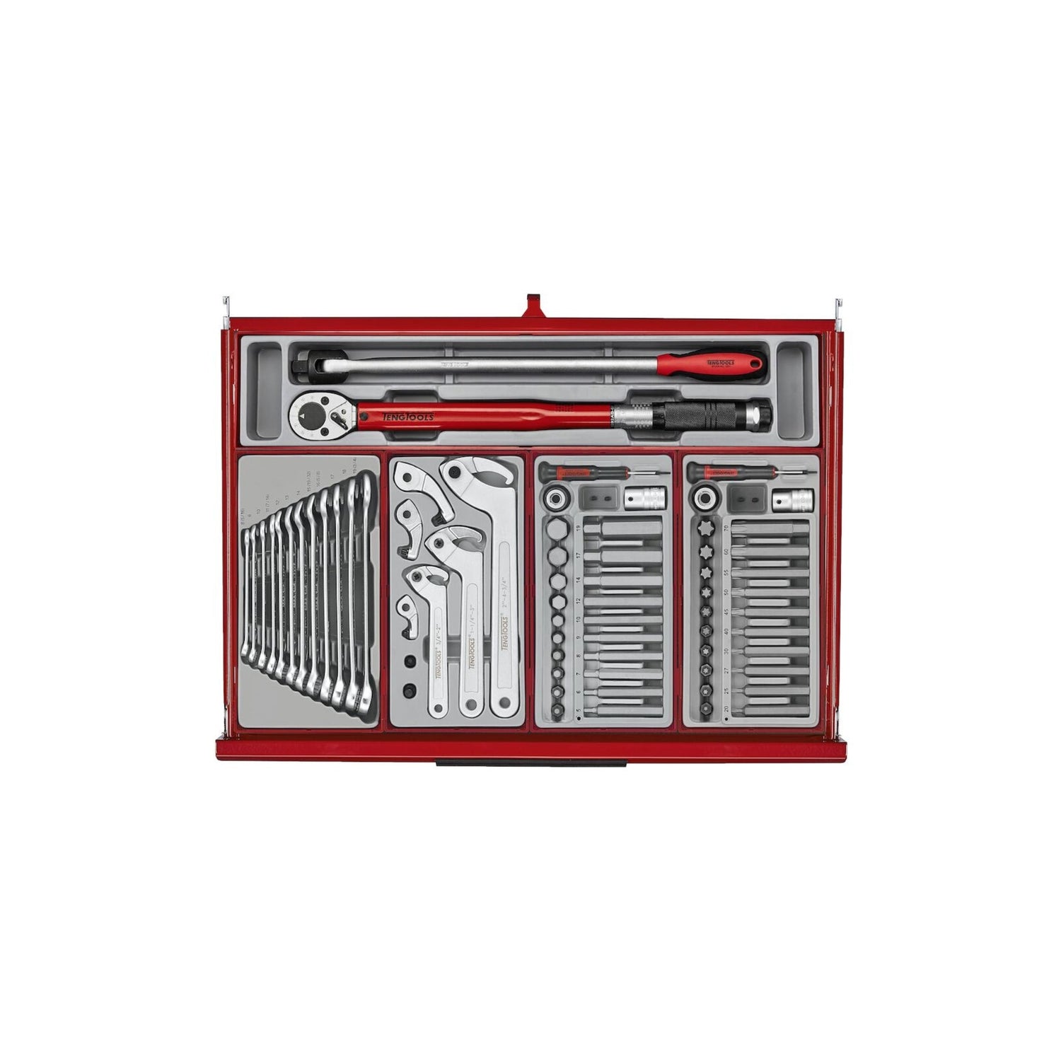 26" PRO35™ stablet verktøysett 753 deler rød TKS26R753T