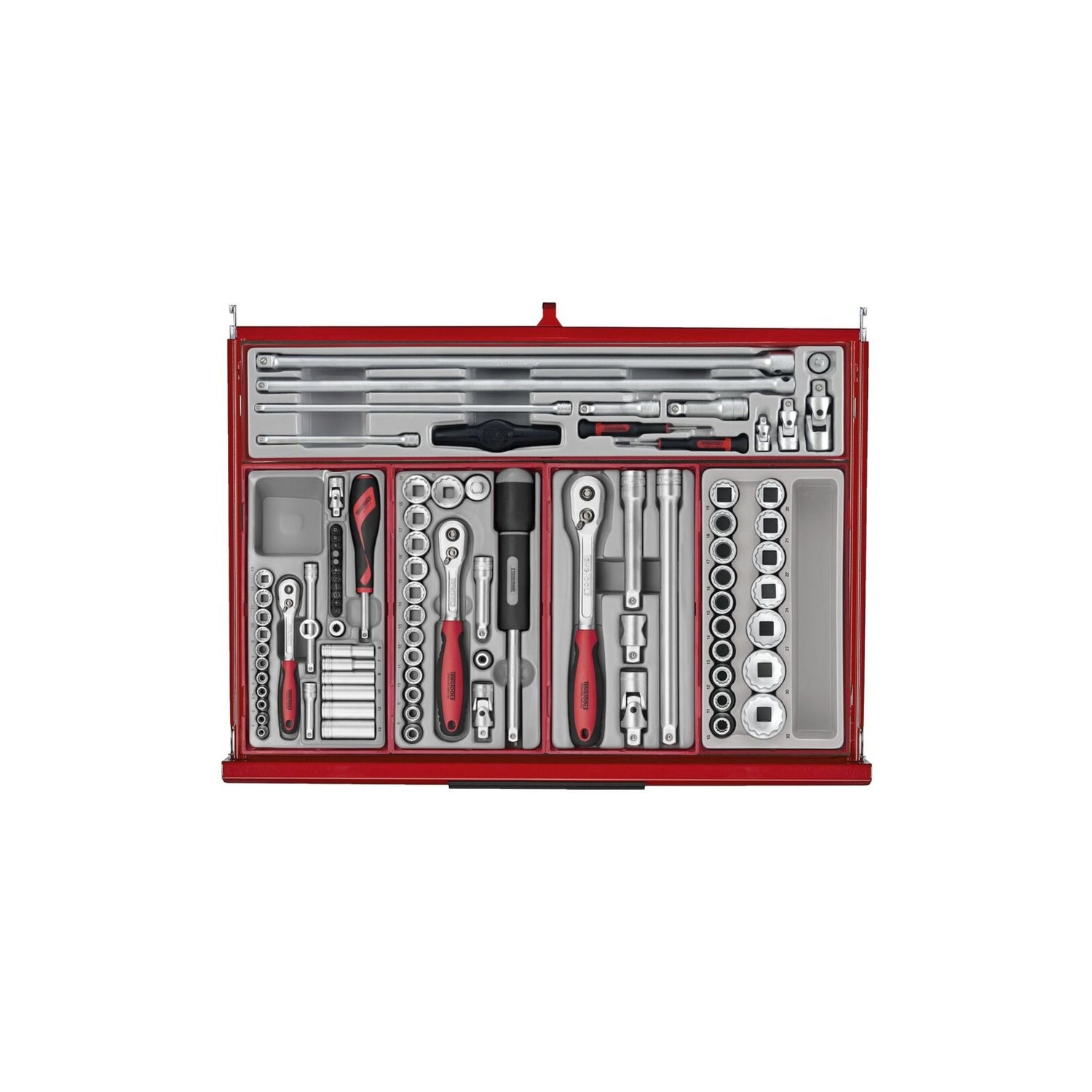 26" PRO35™ verktøysett 628 deler rød TKW26R628T