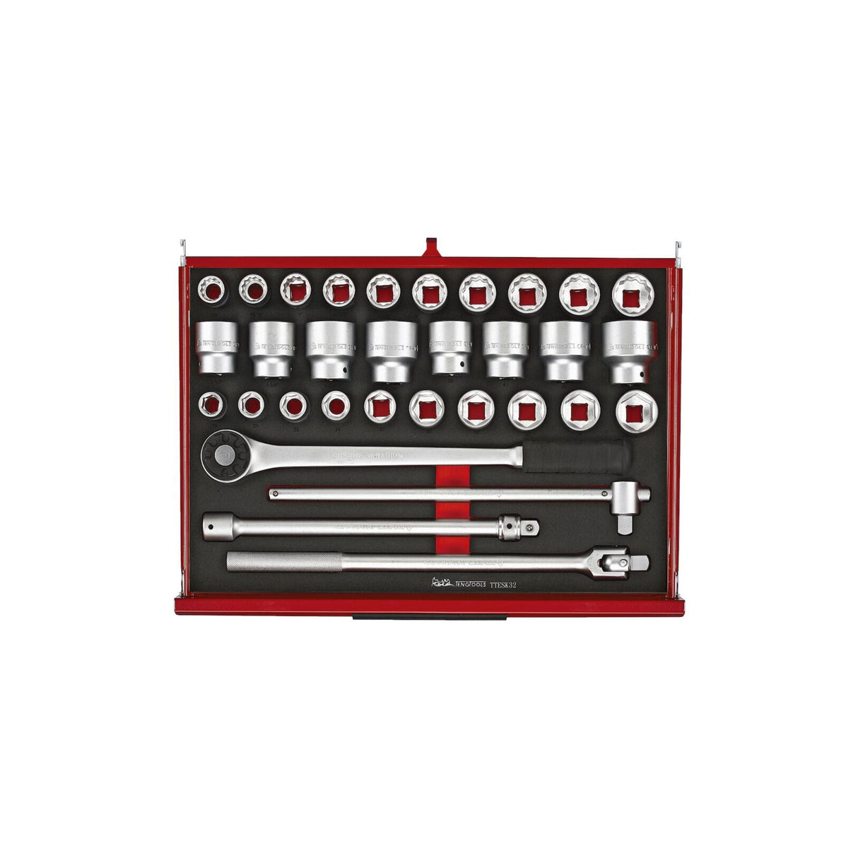 53" PRO35™ Monster stablet verktøysett FOAM 1133 deler rød TKS53R1133F