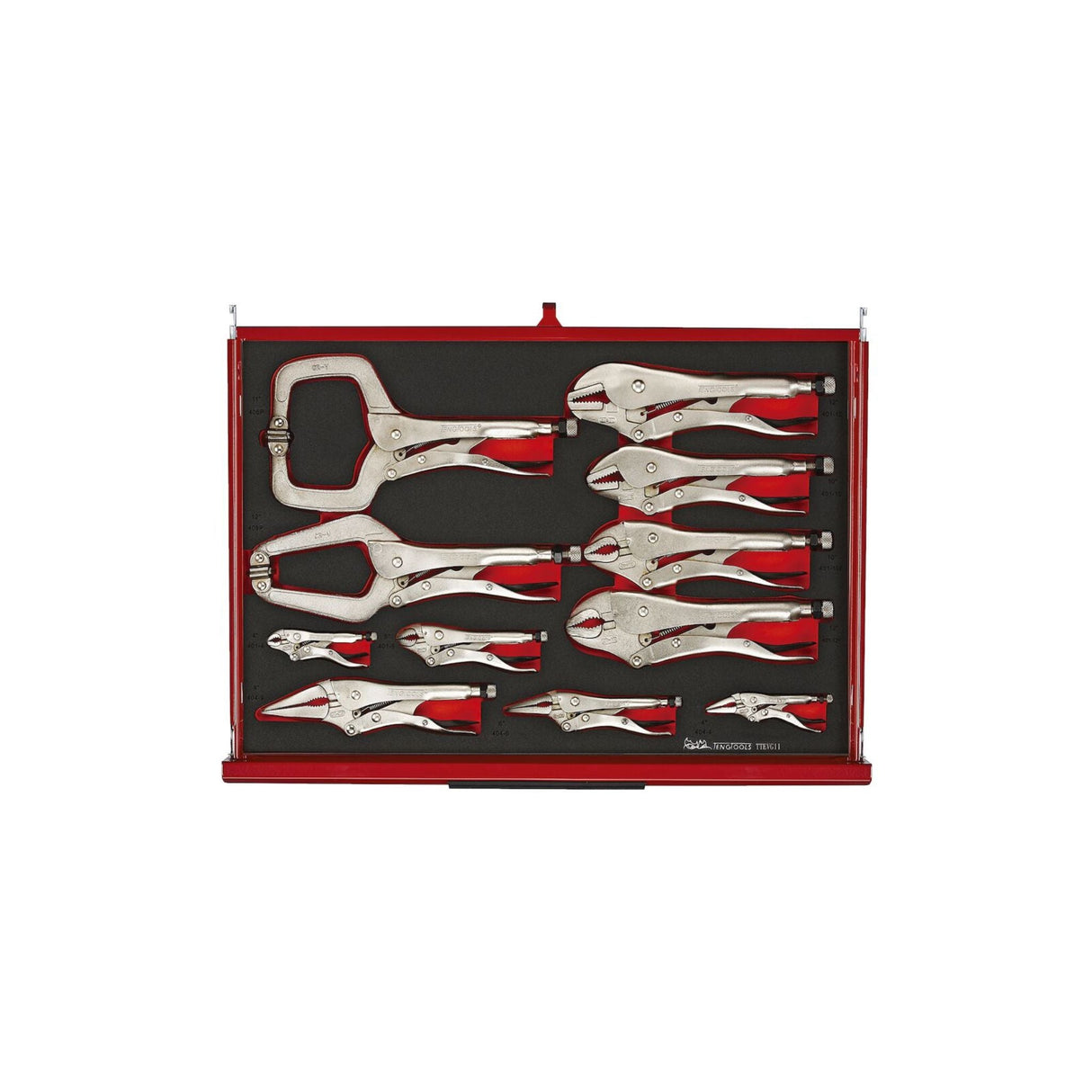 53" PRO35™ Monster stablet verktøysett FOAM 1133 deler rød TKS53R1133F