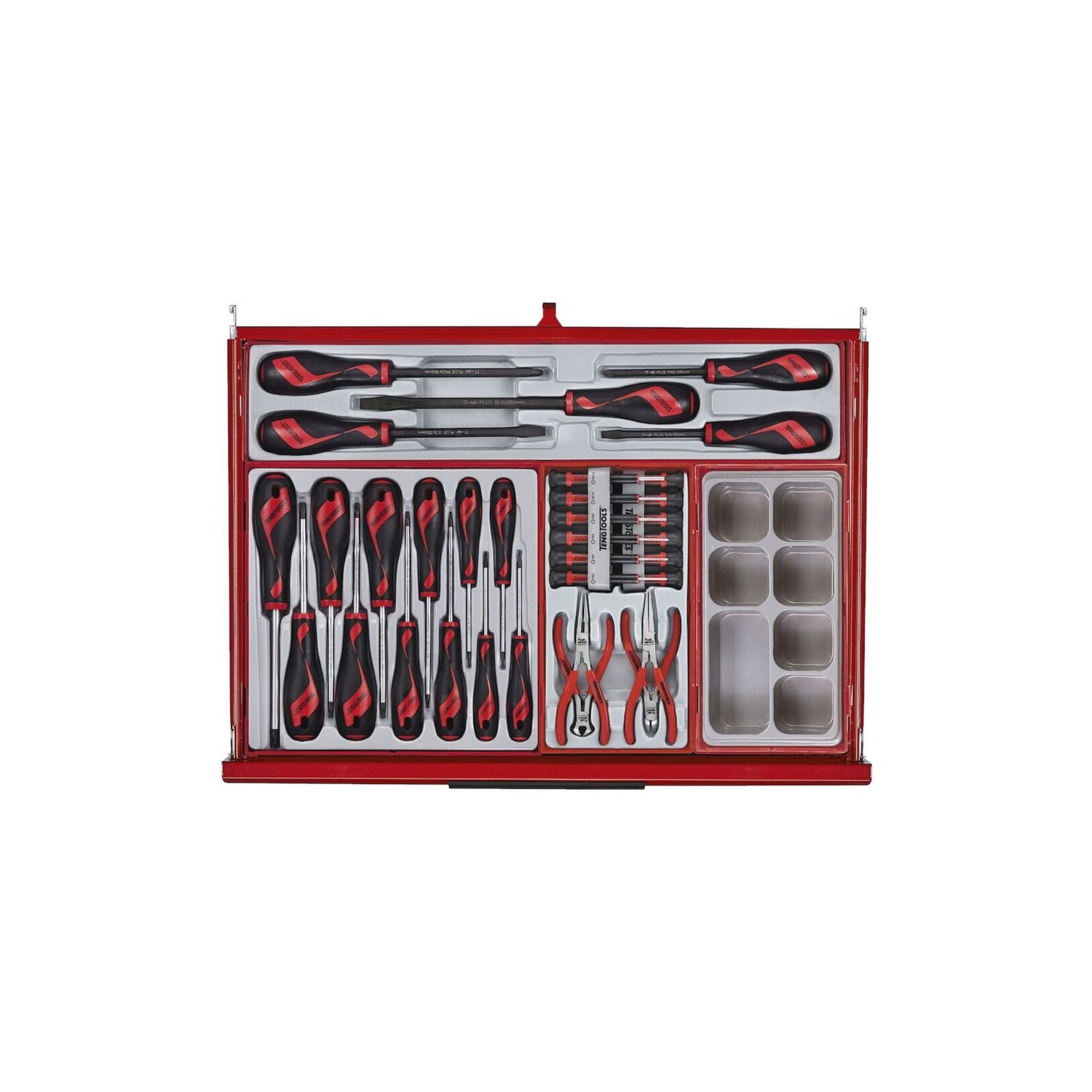 53" PRO35™ Monster stablet verktøysett FOAM 1295 deler rød TKS53R1295T