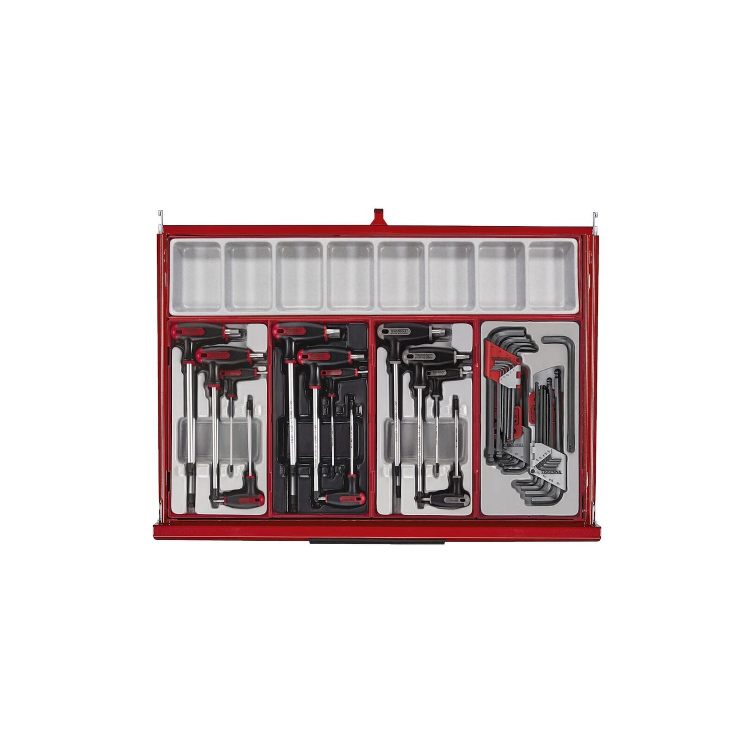 53" PRO35™ Monster stablet verktøysett FOAM 1295 deler rød TKS53R1295T