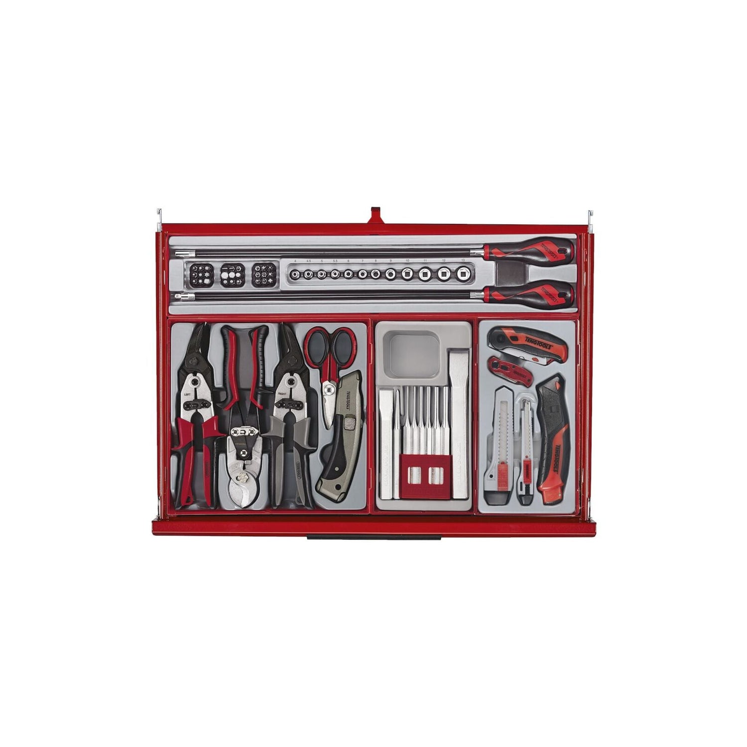 53" PRO35™ Monster stablet verktøysett FOAM 1295 deler rød TKS53R1295T