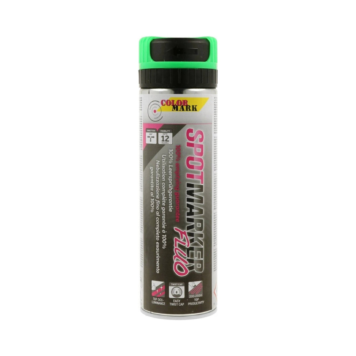 ColorMark Spotmarker Fluo 500 ml merkespray grønn (201516) – Allpro as