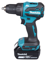 Makita 18V Borskrutrekker med batteri, lader og koffert  LXT® DDF490WF