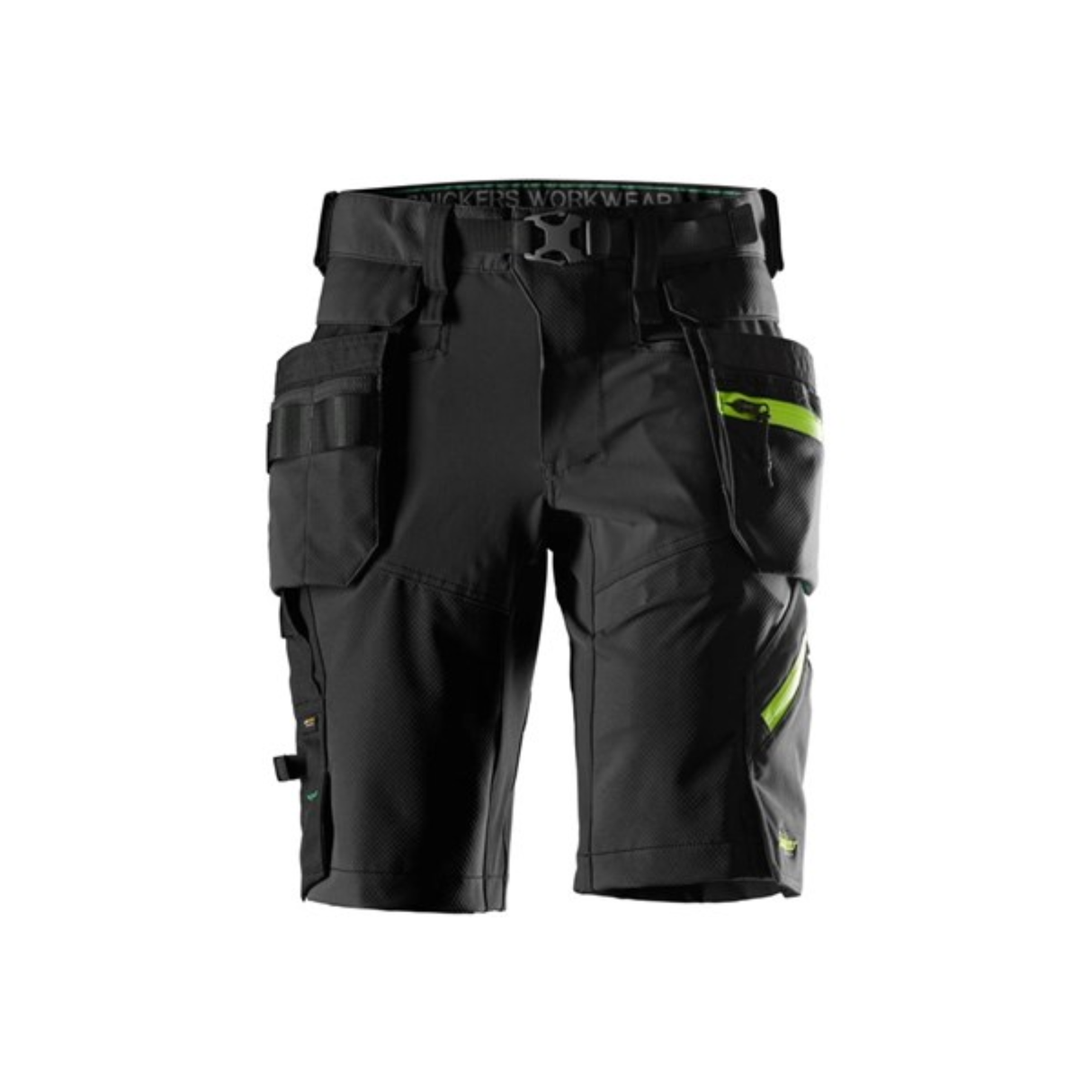 Softshellshorts 6140-0467 stretch FlexiWork, med avtakbare hylsterlommer