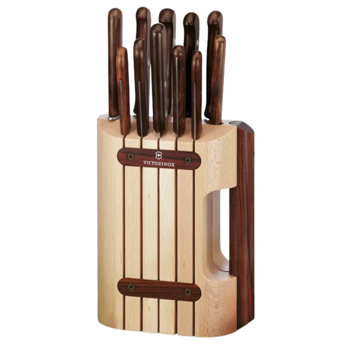 Victorinox Kebony knivblokk med 11 kniver