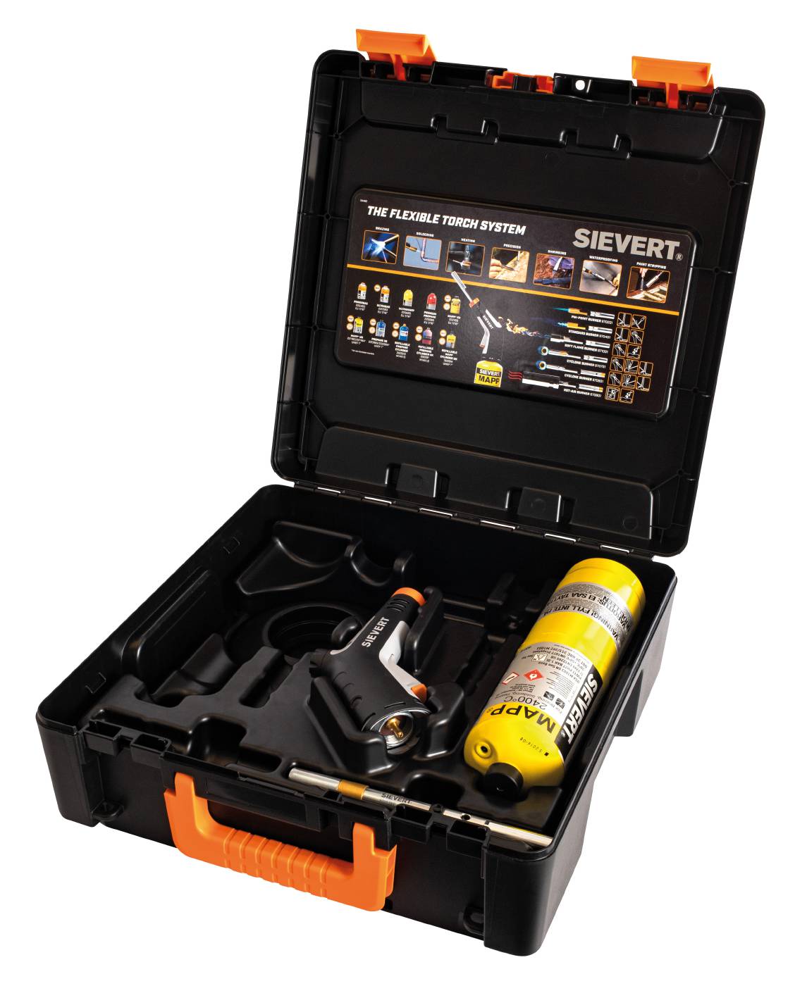 BRENNERSETT POWERCASE SIEVERT 253583 POWERJET MAPP-GAS US