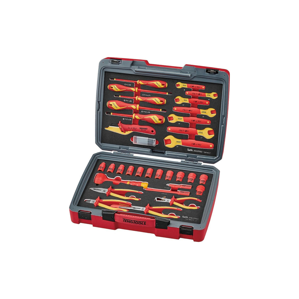 MECCA PRO TC-6 FOAM verktøysett for elektriker, 37 deler TC-6TE03