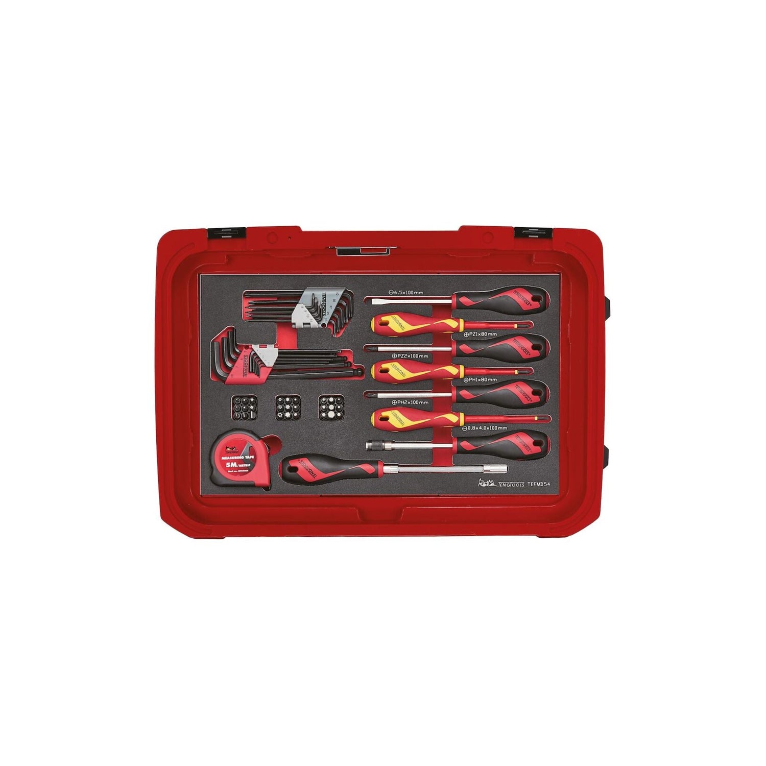 MECCA PRO TC-9 FOAM verktøysett, 118 deler SCE1