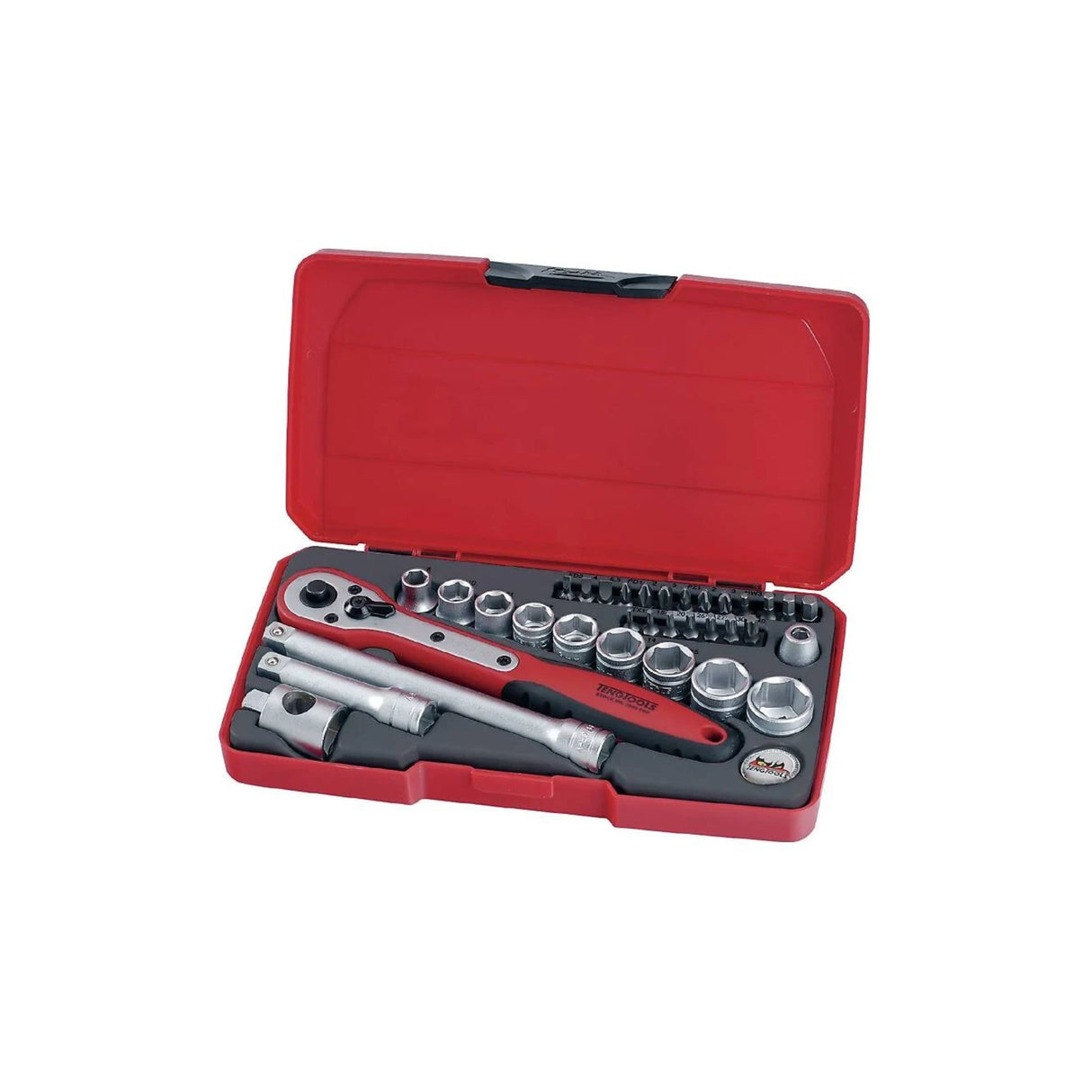 Pipenøkkelsett. Med 3/8'' firkantfeste TengTOOLS T3834