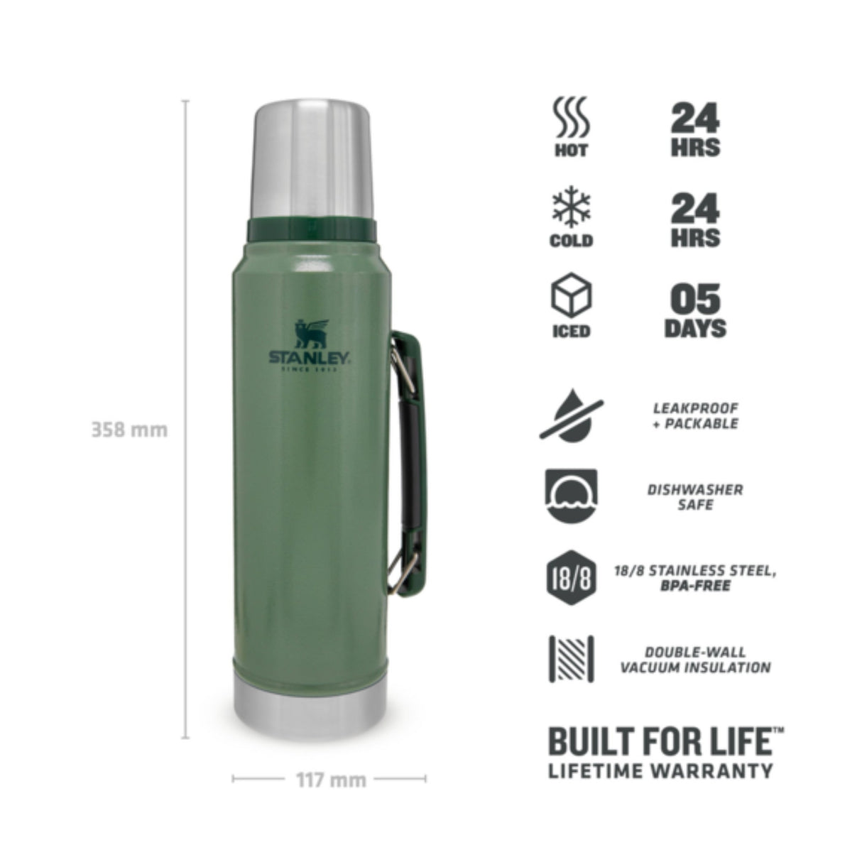 Stanley termos classic 1.0 liter