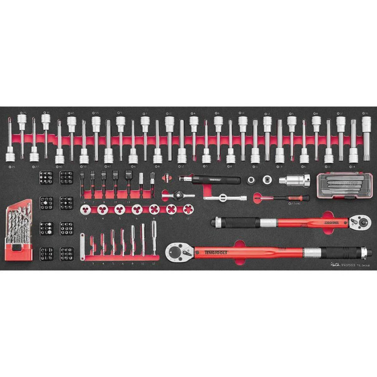 Verktøysett TengTools 525 deler TKW37R525FC