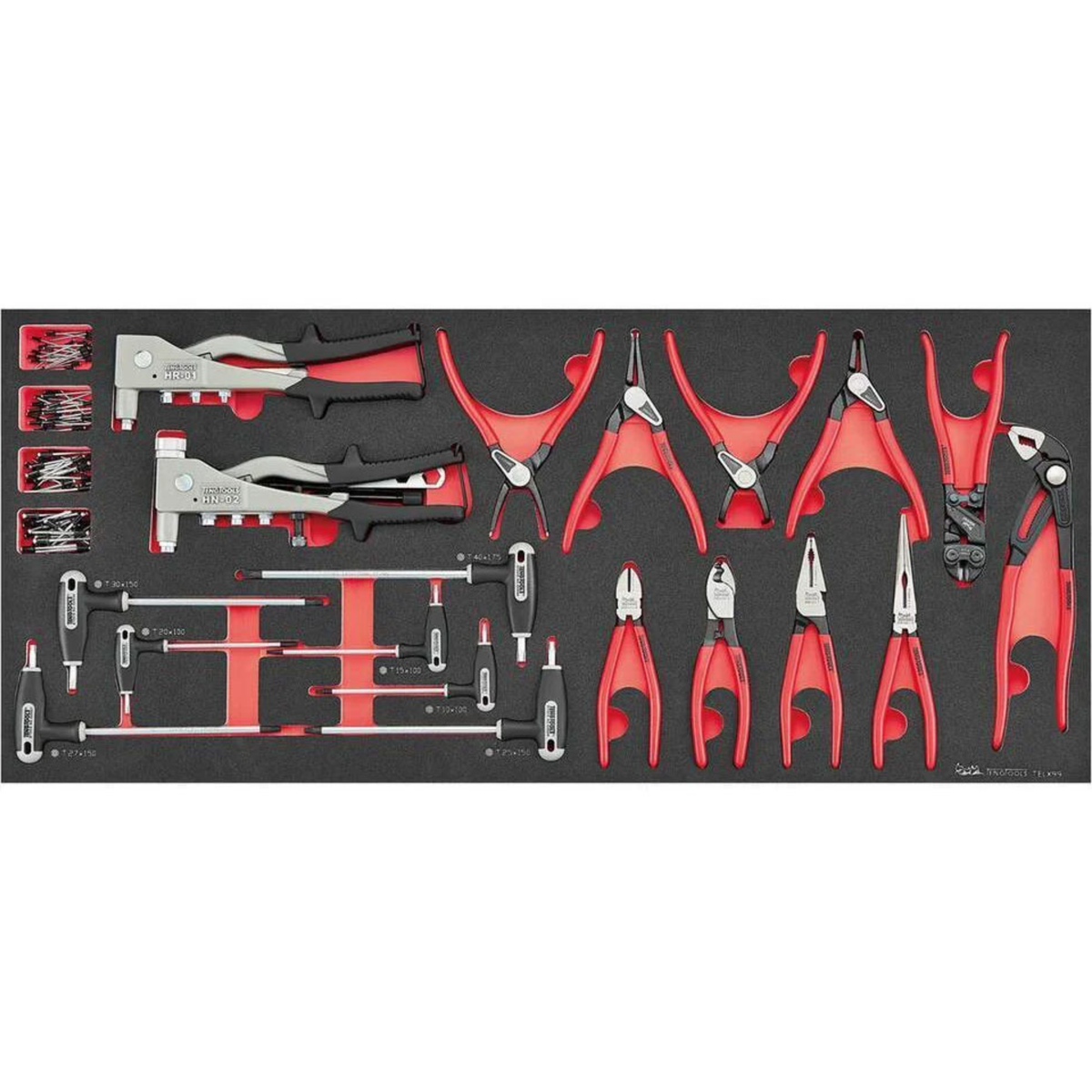 Verktøysett TengTools 525 deler TKW37R525FC