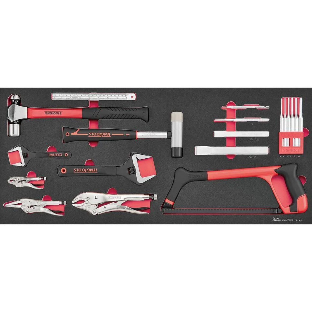 Verktøysett TengTools 525 deler TKW37R525FC