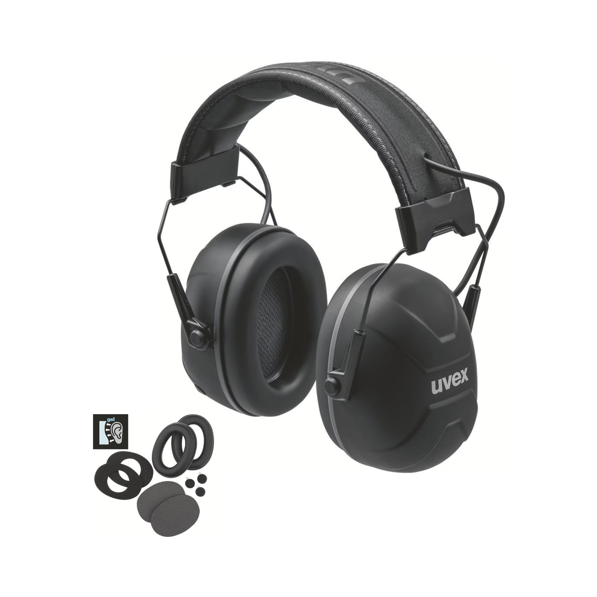 Uvex Hørselvern Bluetooth aXess one m/gelputer